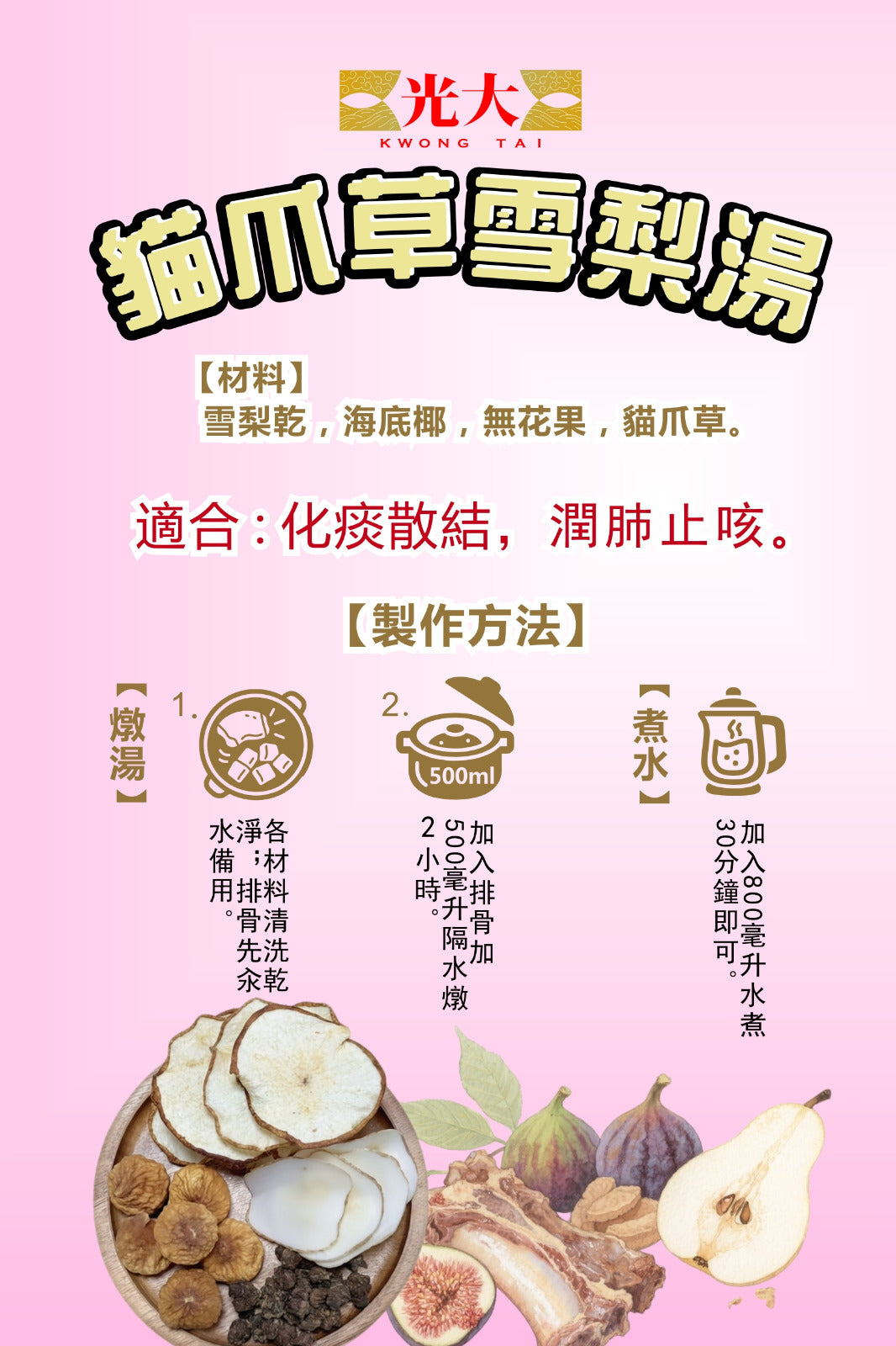 貓爪草清熱散結湯組合裝/套