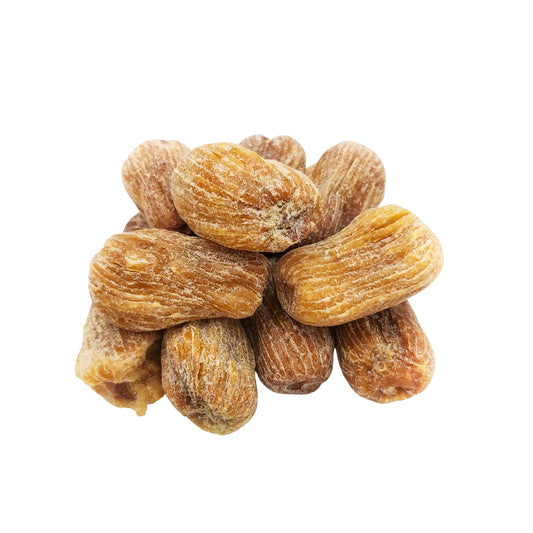 Golden candied dates